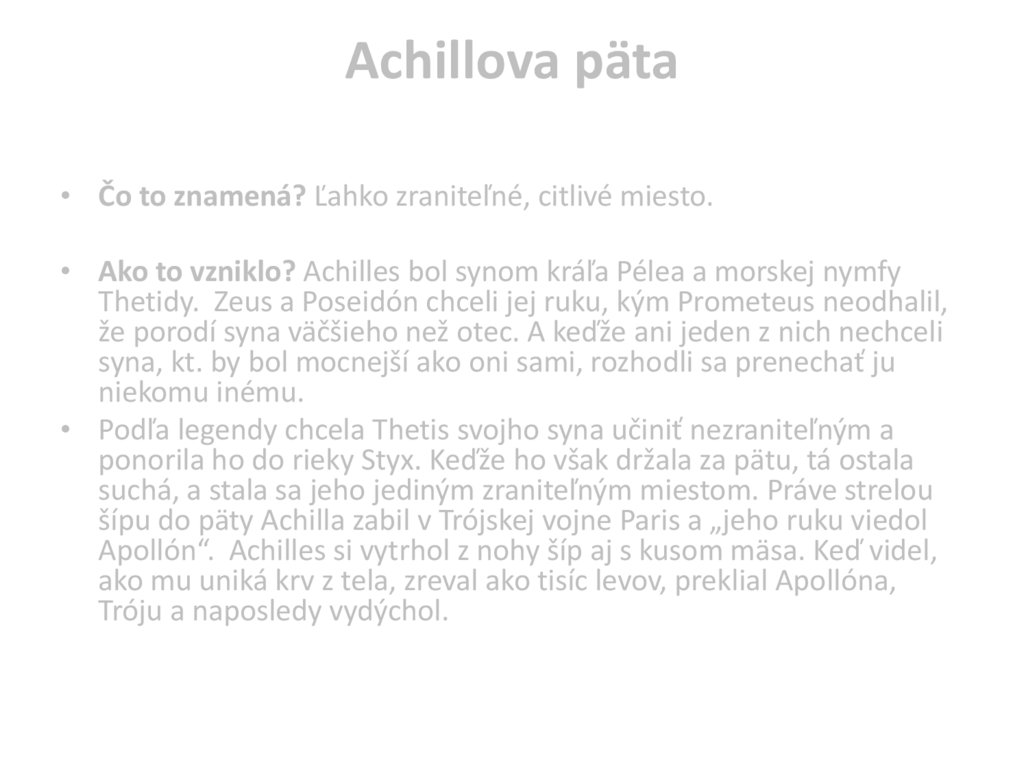 Achillova päta