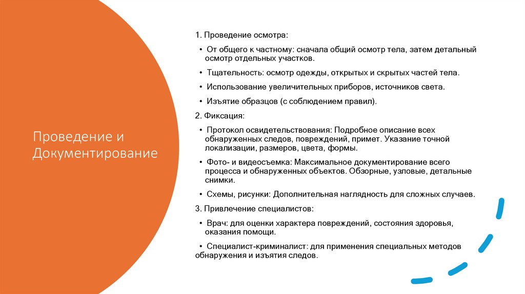 Проведение и Документирование