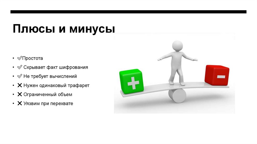Плюсы и минусы