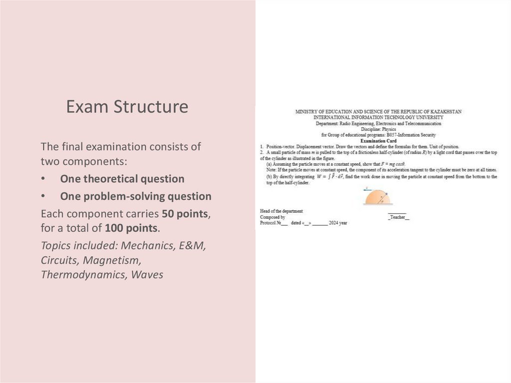 Exam Structure