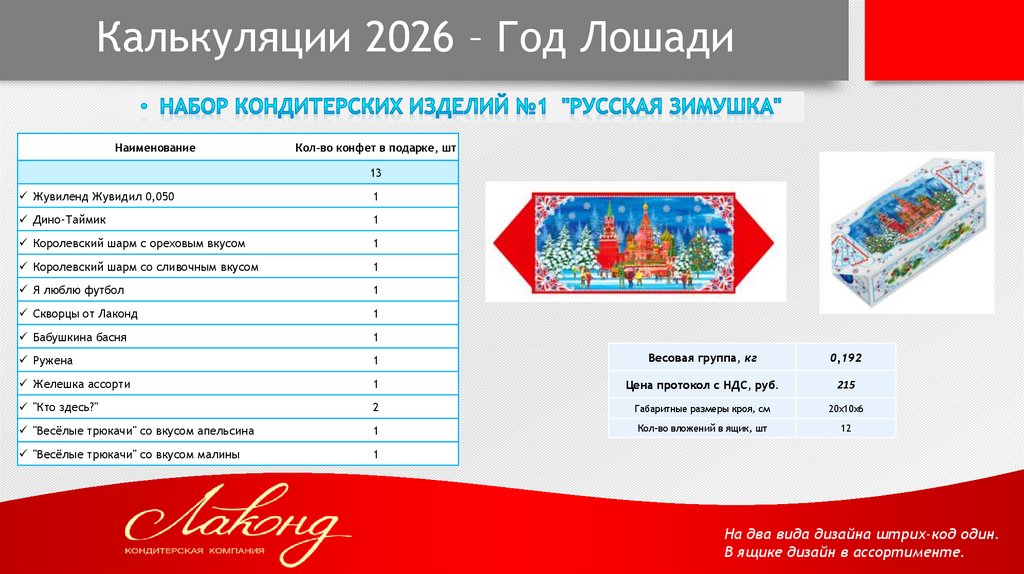 Калькуляции 2026 – Год Лошади