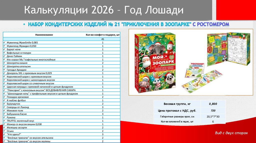 Калькуляции 2026 – Год Лошади