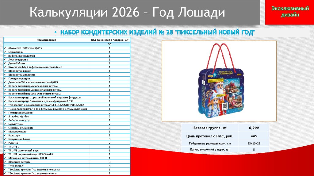 Калькуляции 2026 – Год Лошади