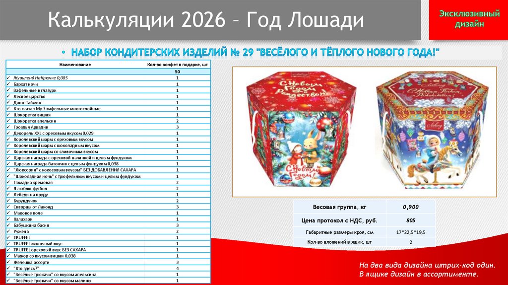 Калькуляции 2026 – Год Лошади