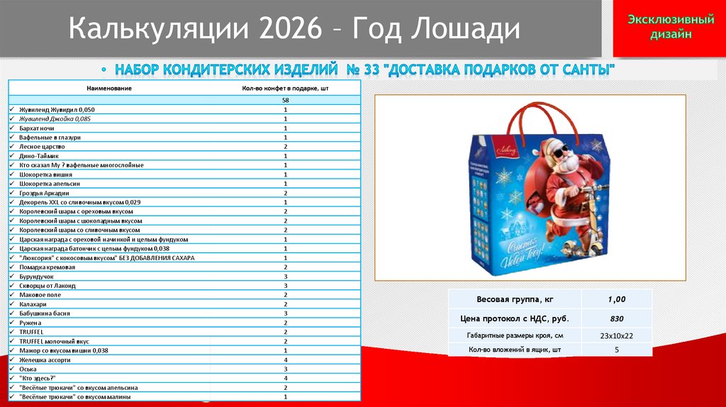 Калькуляции 2026 – Год Лошади