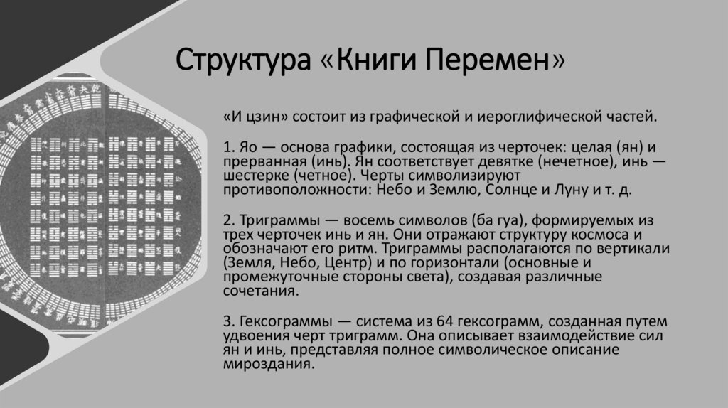 Структура «Книги Перемен»