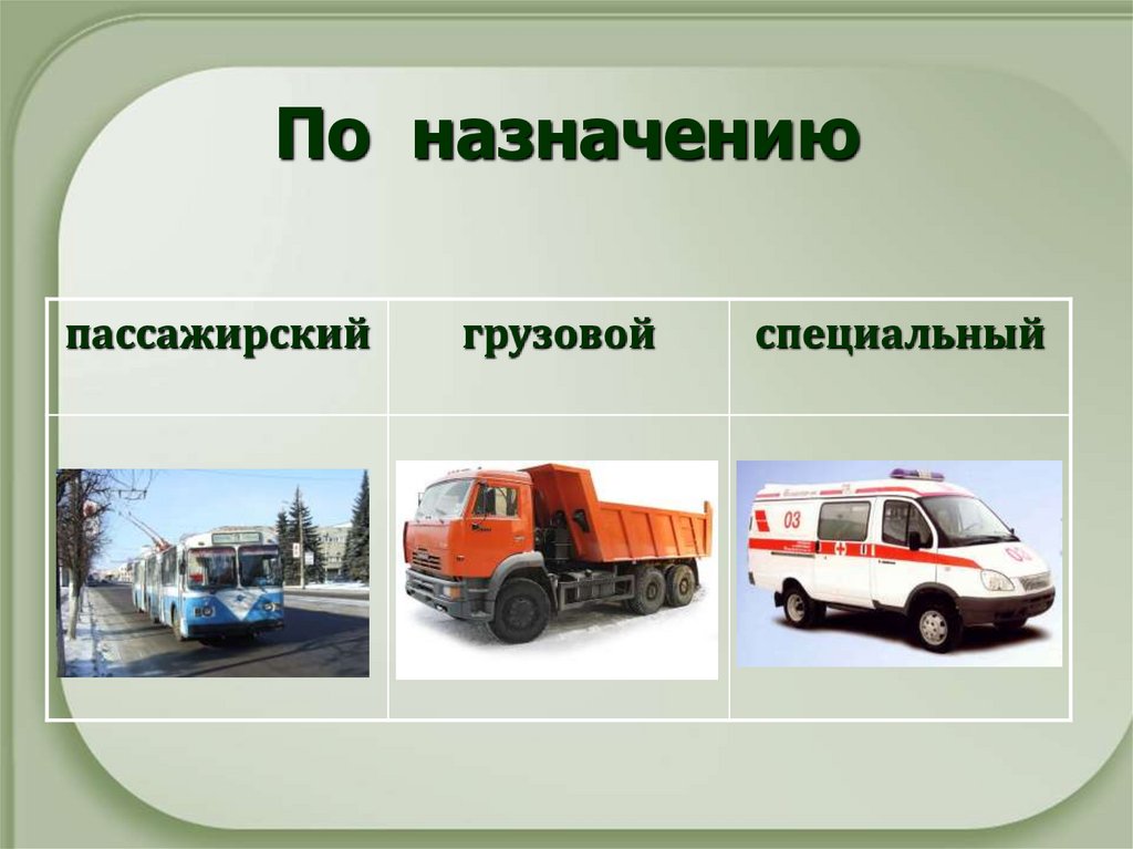 По назначению