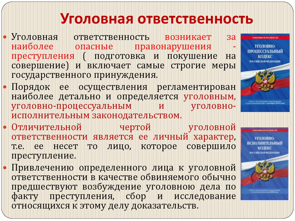 Уголовная ответственность