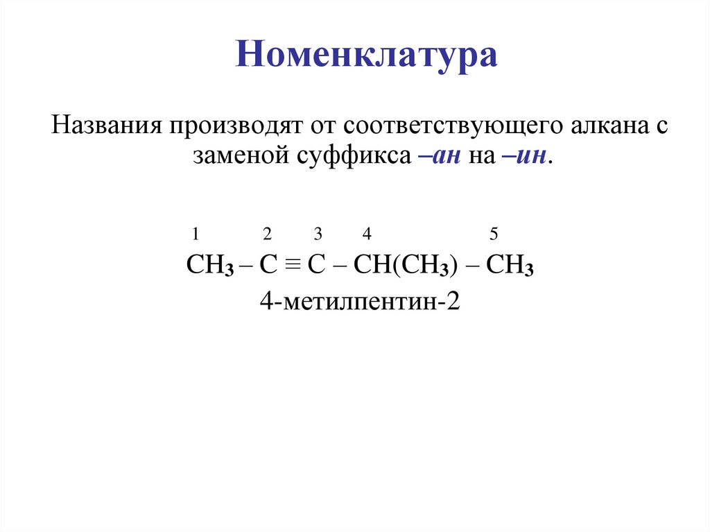 Номенклатура