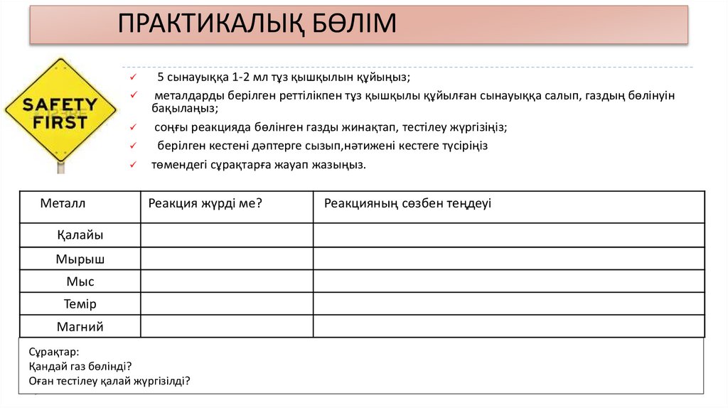 ПРАКТИКАЛЫҚ БӨЛІМ