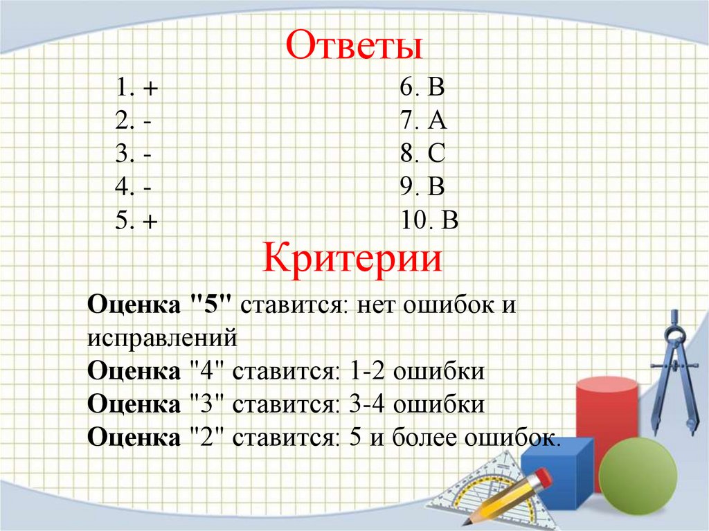 Ответы