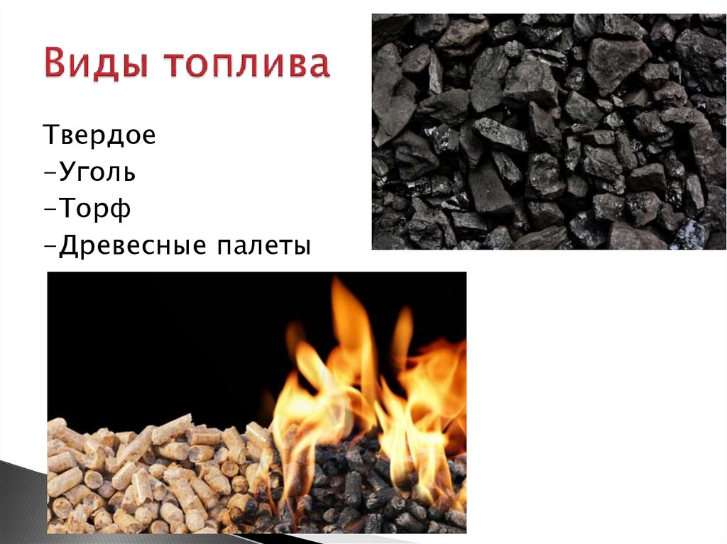 Виды топлива