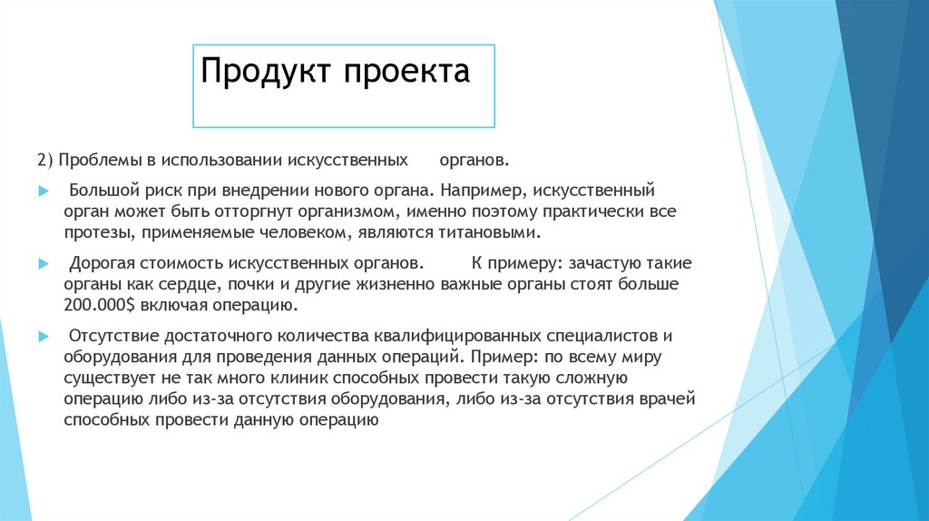 Продукт проекта