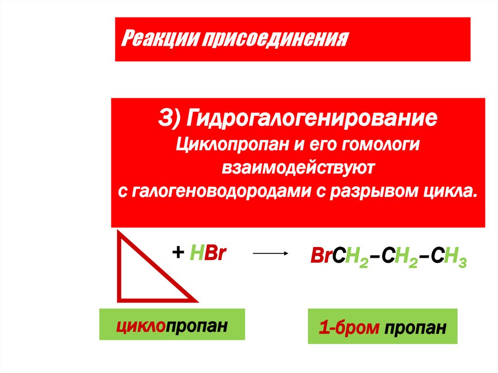 Реакции присоединения