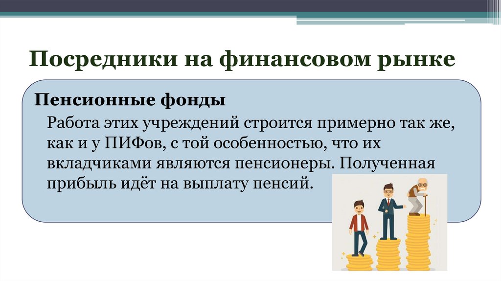 Посредники на финансовом рынке