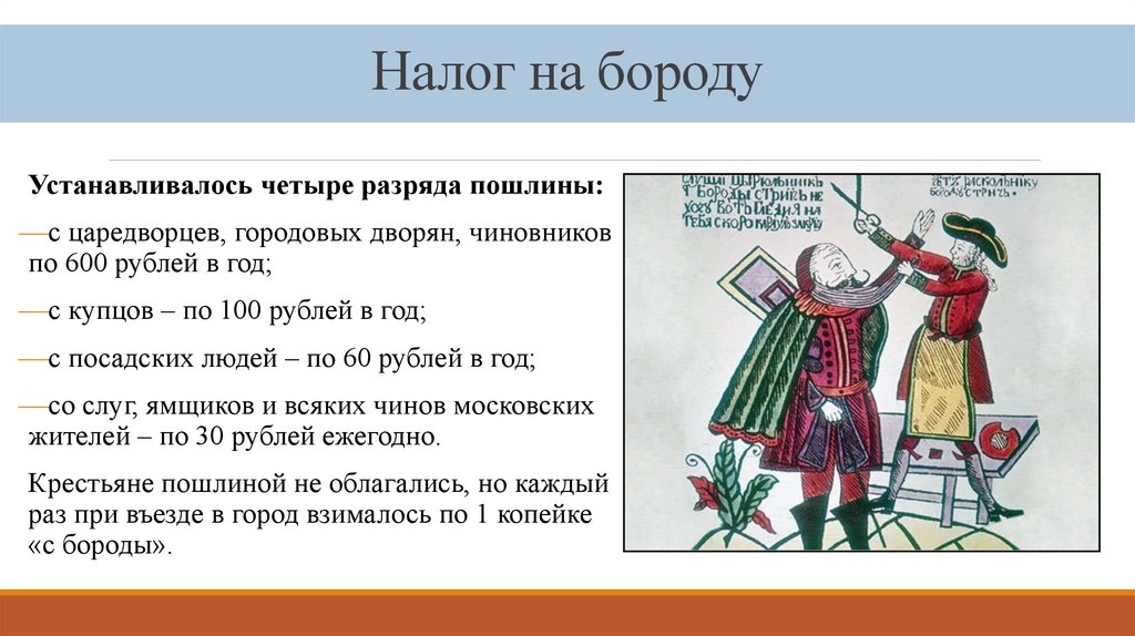 Налог на бороду