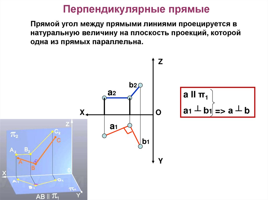 Перпендикулярные прямые