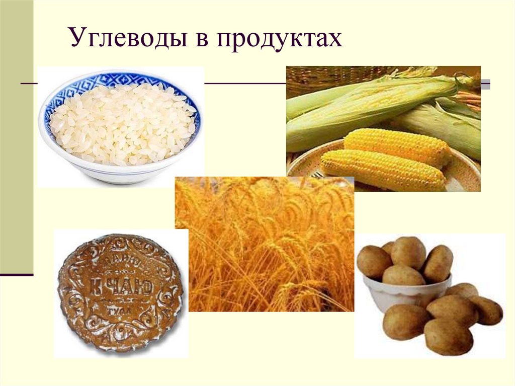Углеводы в продуктах