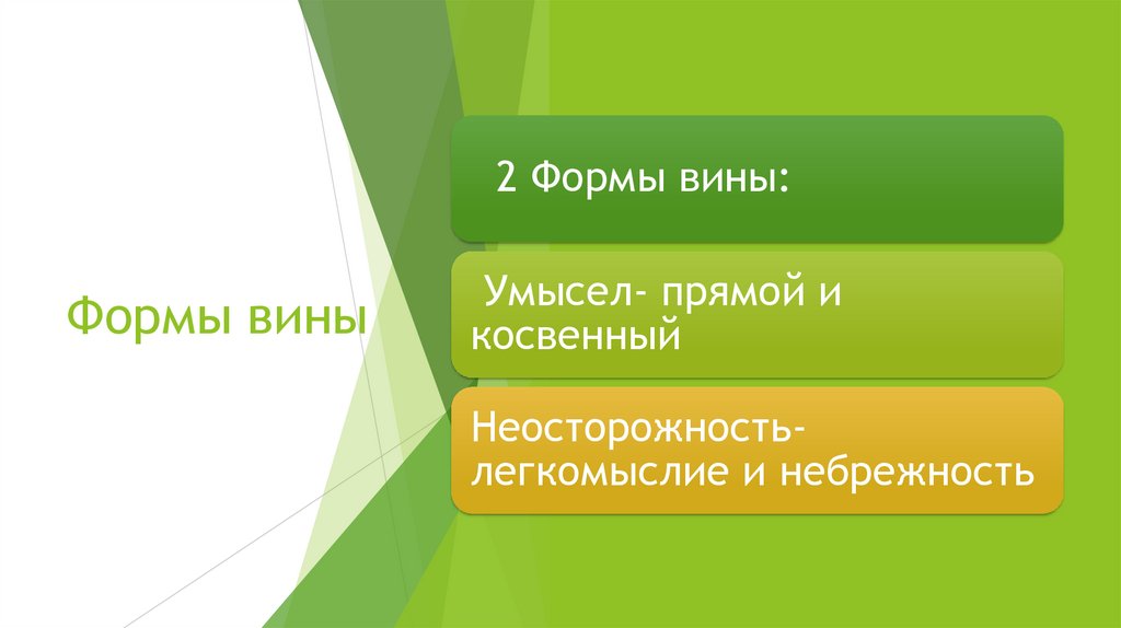 Формы вины