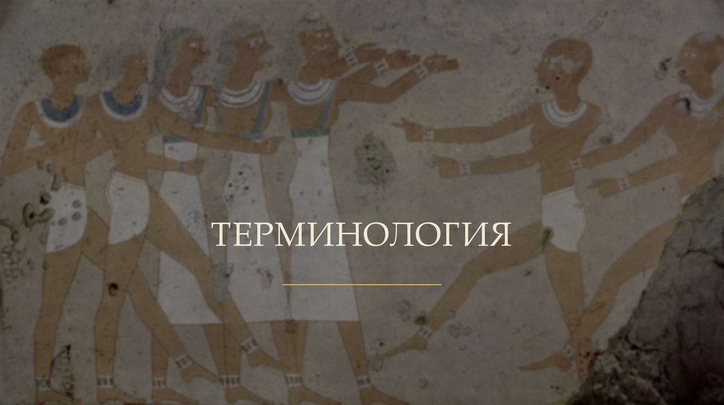 ТЕРМИНОЛОГИЯ