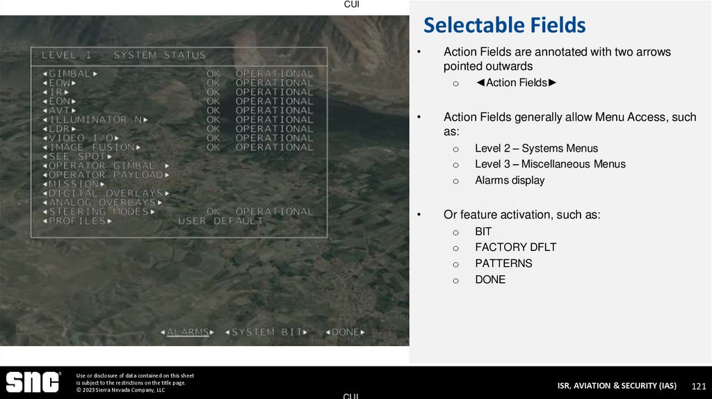 Selectable Fields