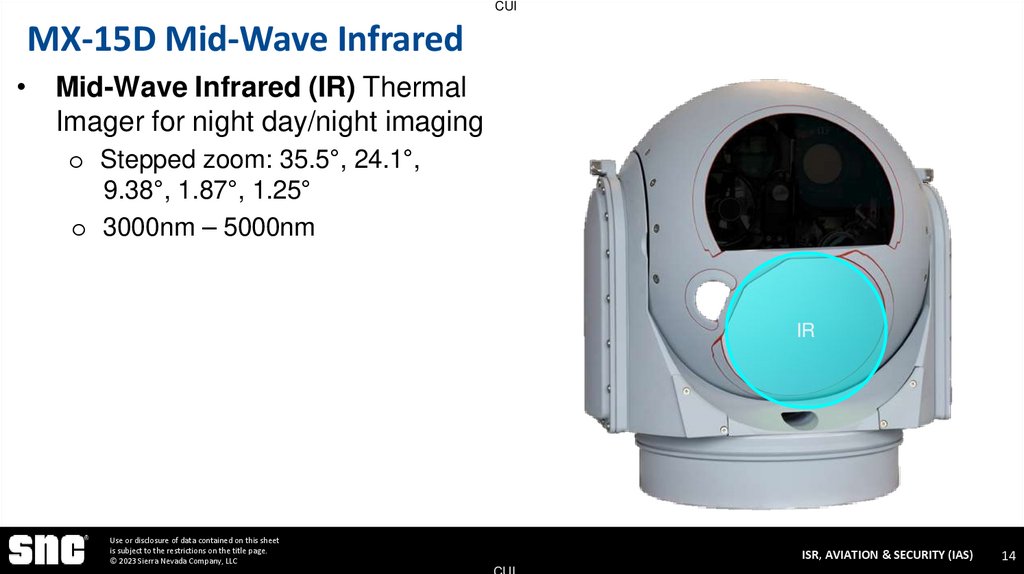 MX-15D Mid-Wave Infrared