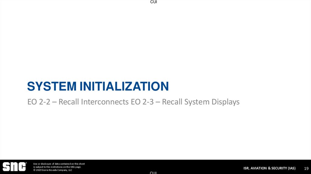 System Initialization