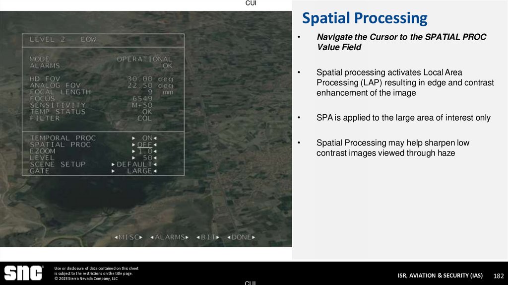 Spatial Processing