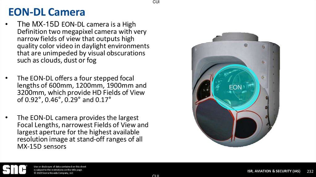 EON-DL Camera