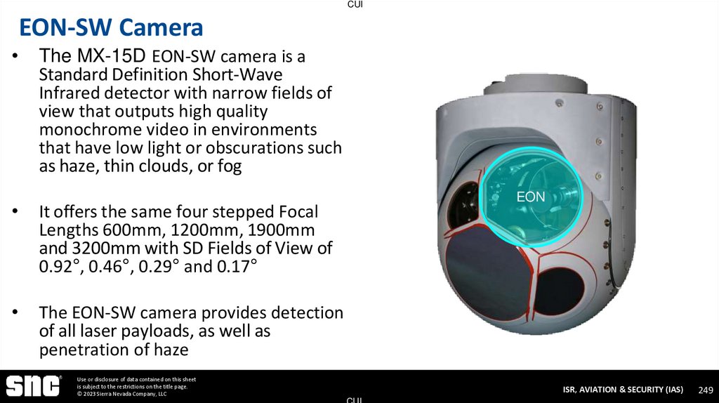 EON-SW Camera