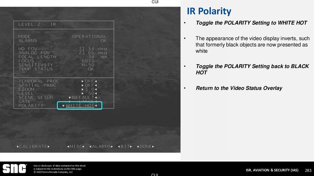 IR Polarity
