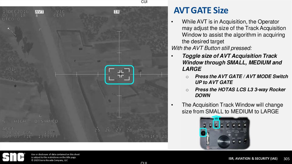 AVT GATE Size