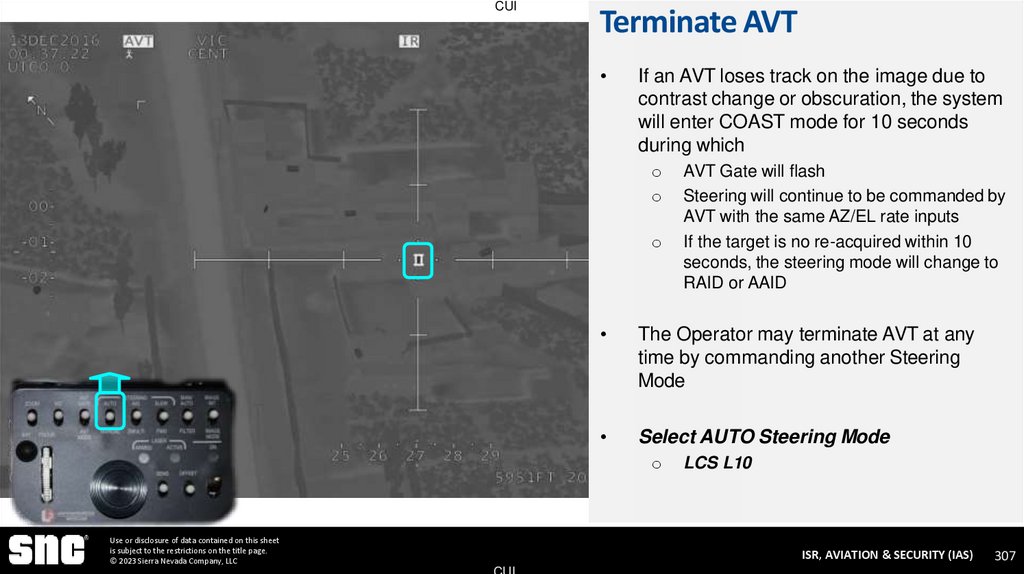 Terminate AVT