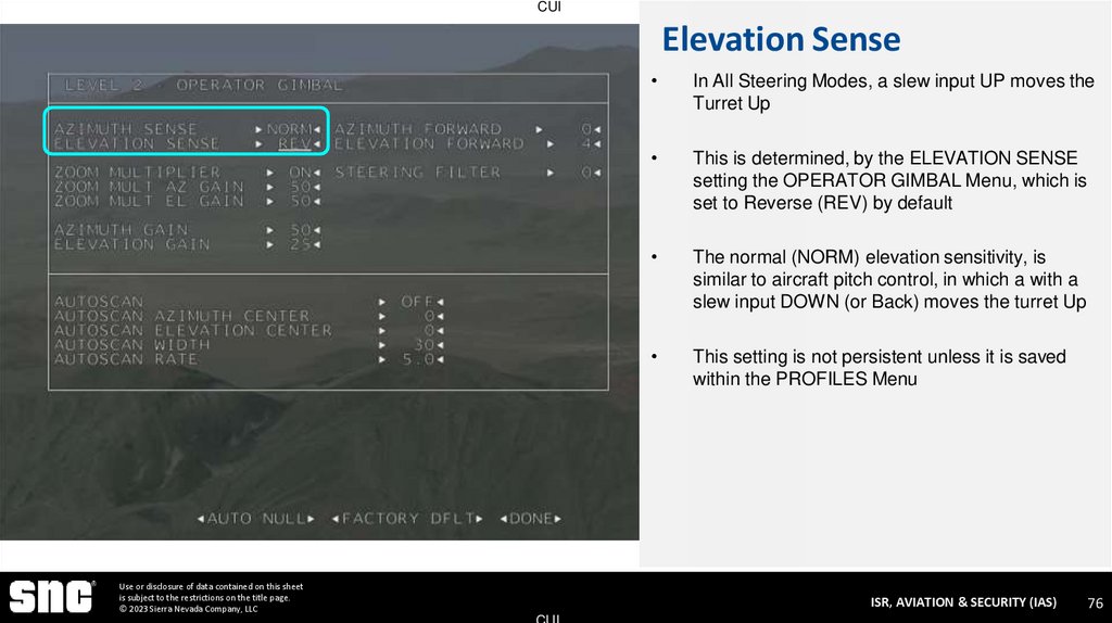 Elevation Sense