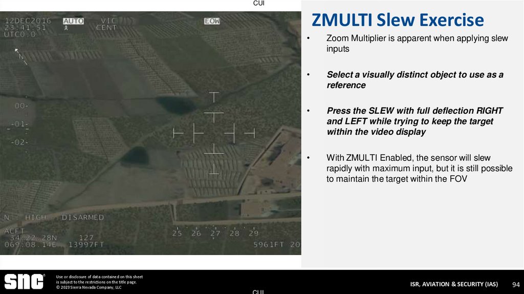 ZMULTI Slew Exercise