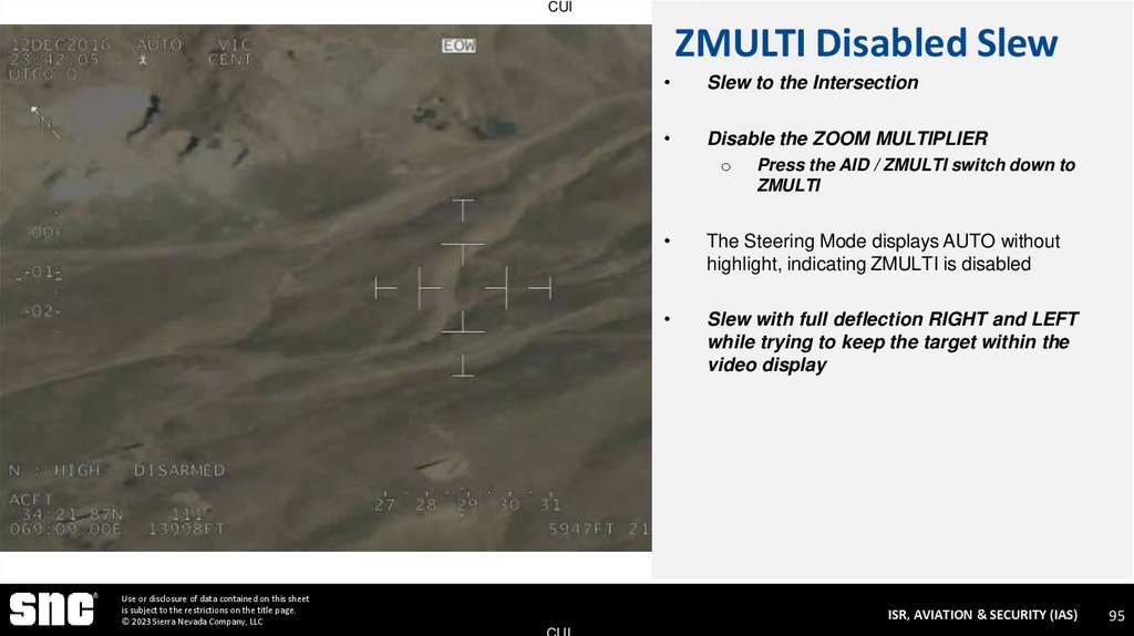 ZMULTI Disabled Slew