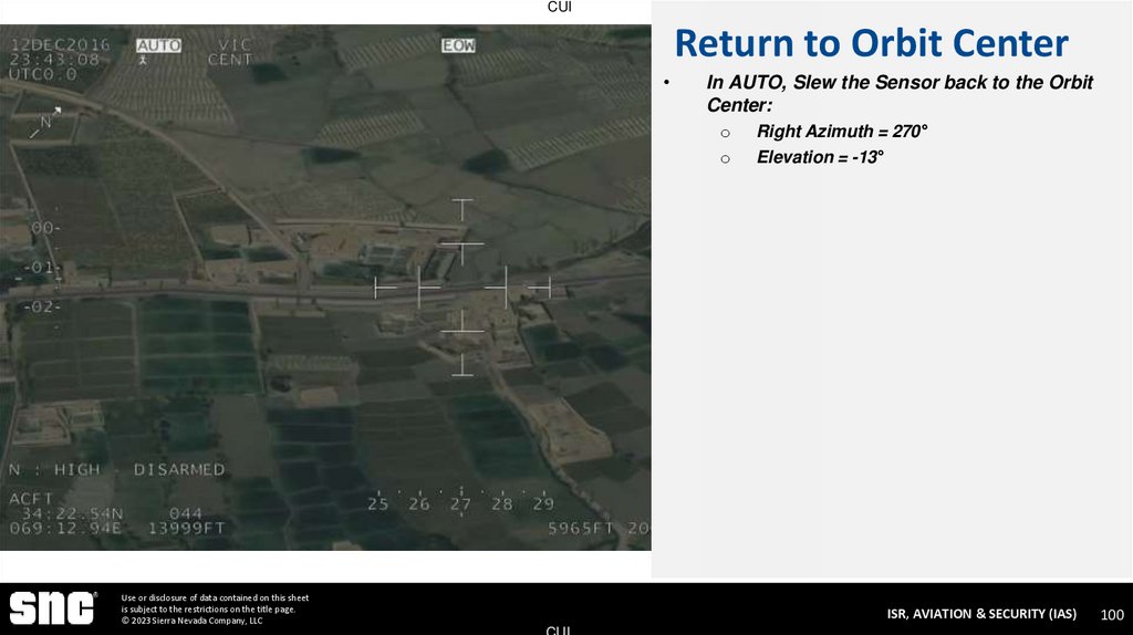 Return to Orbit Center