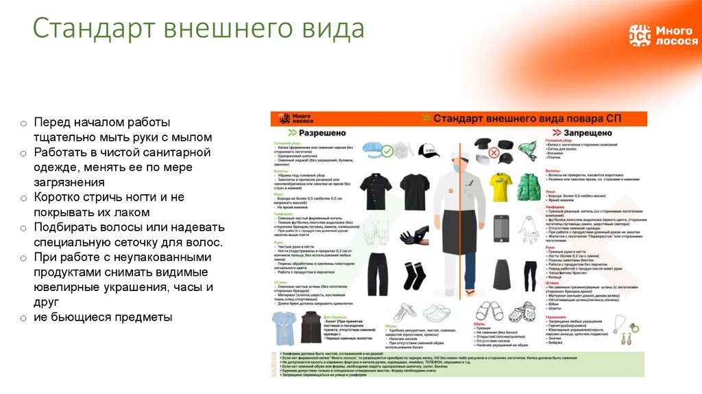 Стандарт внешнего вида