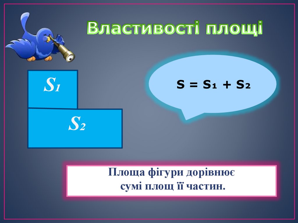 Властивості площі