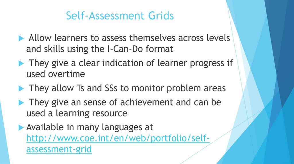 Self-Assessment Grids