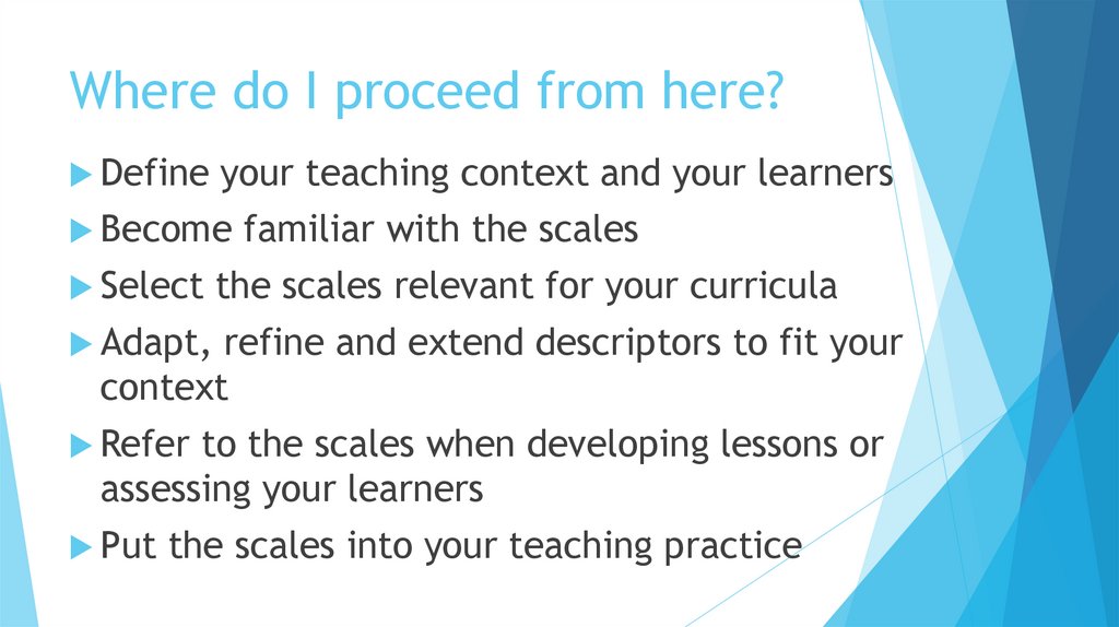 Where do I proceed from here?