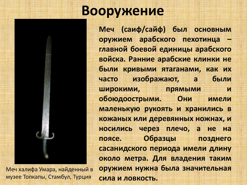 Вооружение