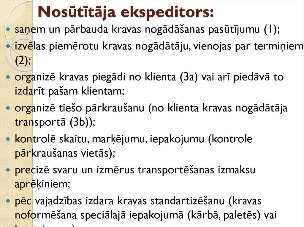 Nosūtītāja ekspeditors: