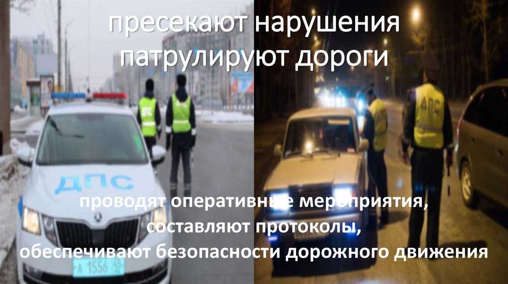 пресекают нарушения патрулируют дороги