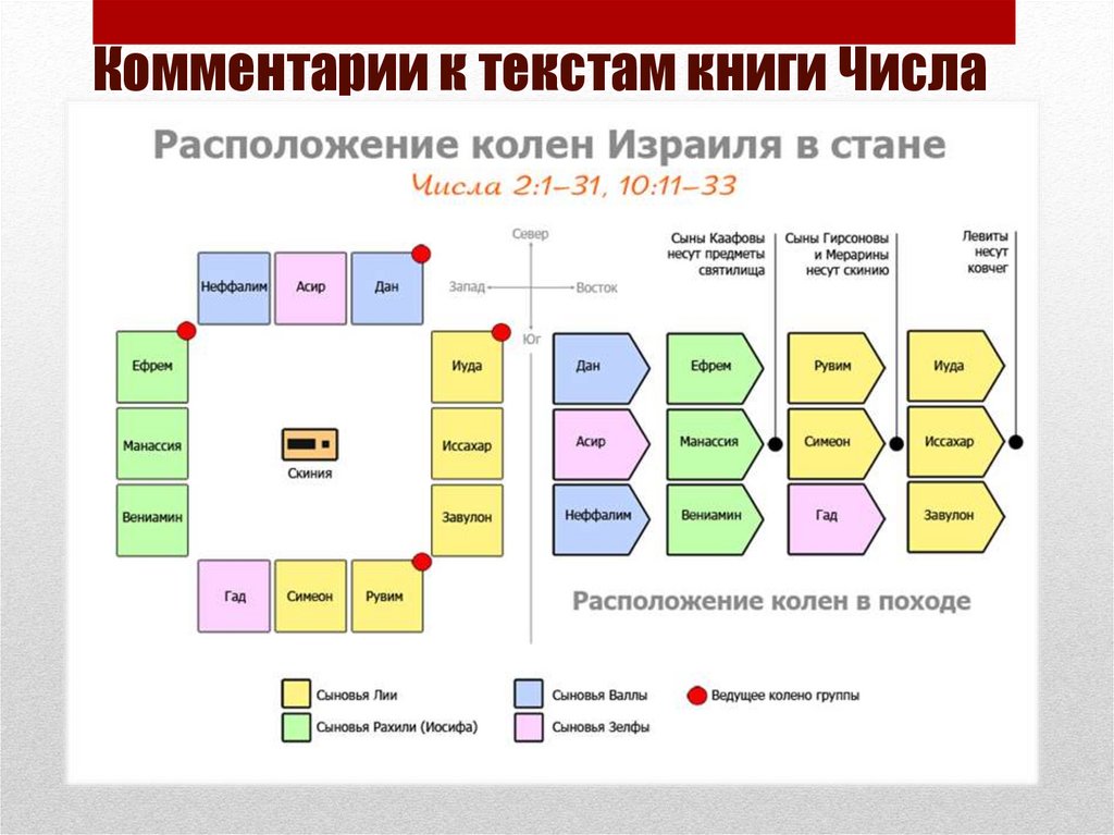 Комментарии к текстам книги Числа