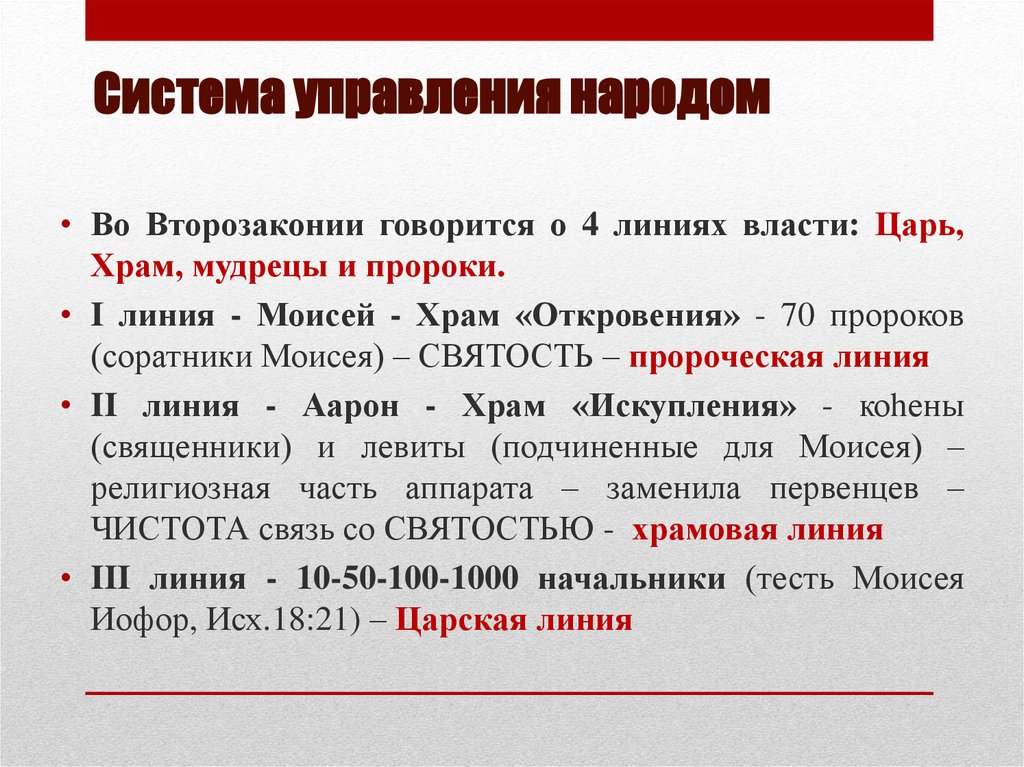 Система управления народом