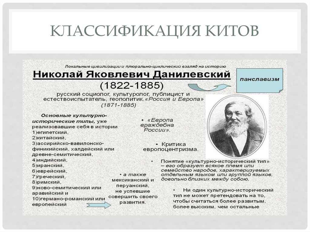 Классификация КИТов