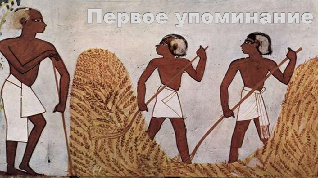 Первое упоминание