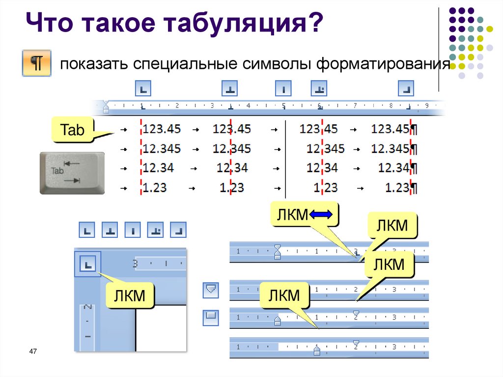 Что такое табуляция?