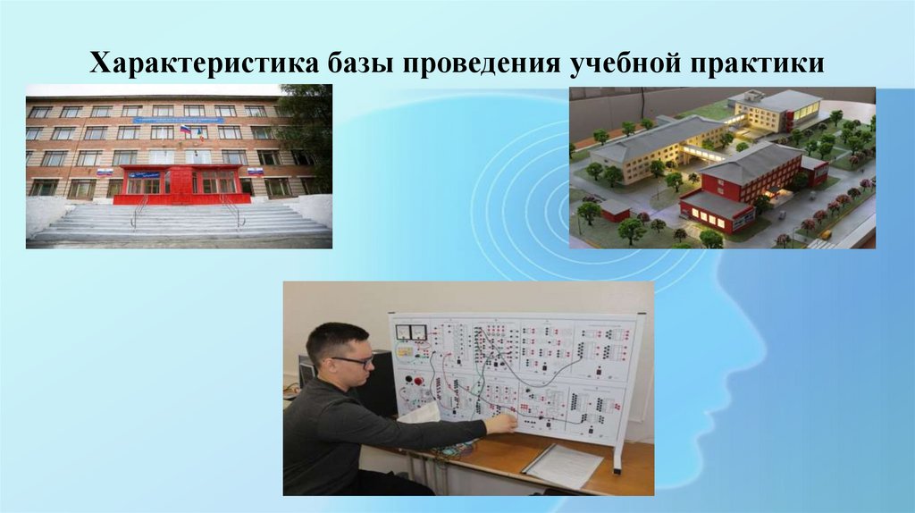 Характеристика базы проведения учебной практики